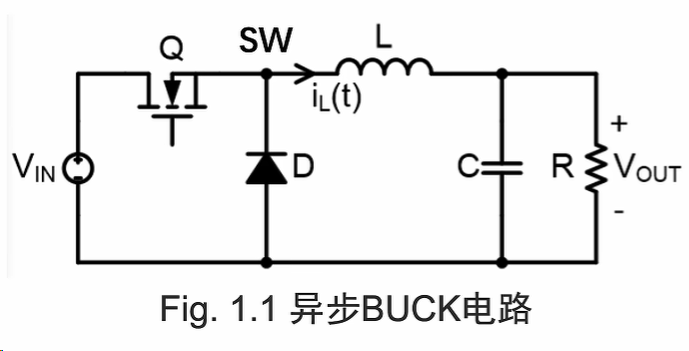 异步 Buck 电路的基本拓扑